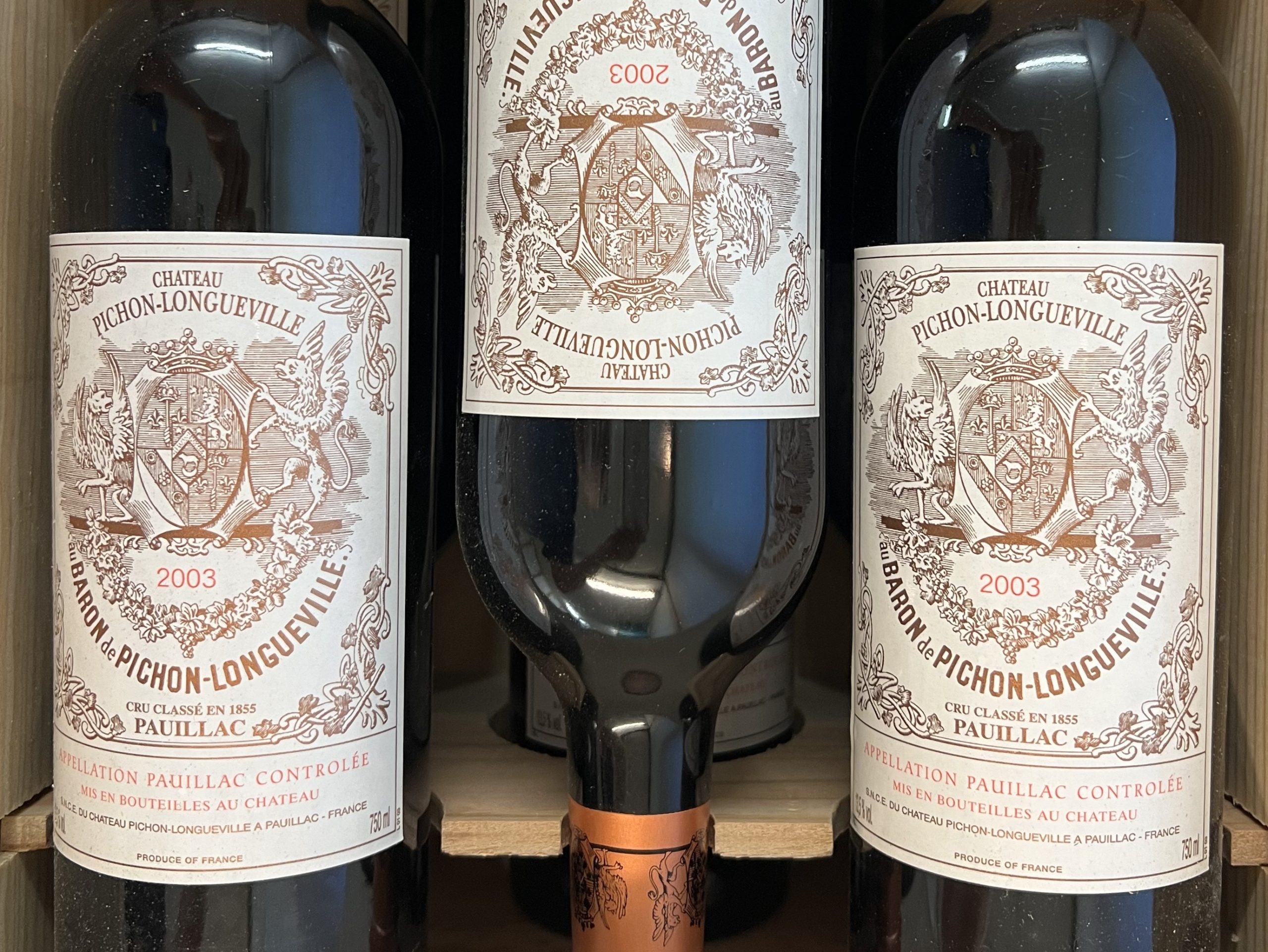 Chateau Pichon Baron 2003, 6 Fl. OHK