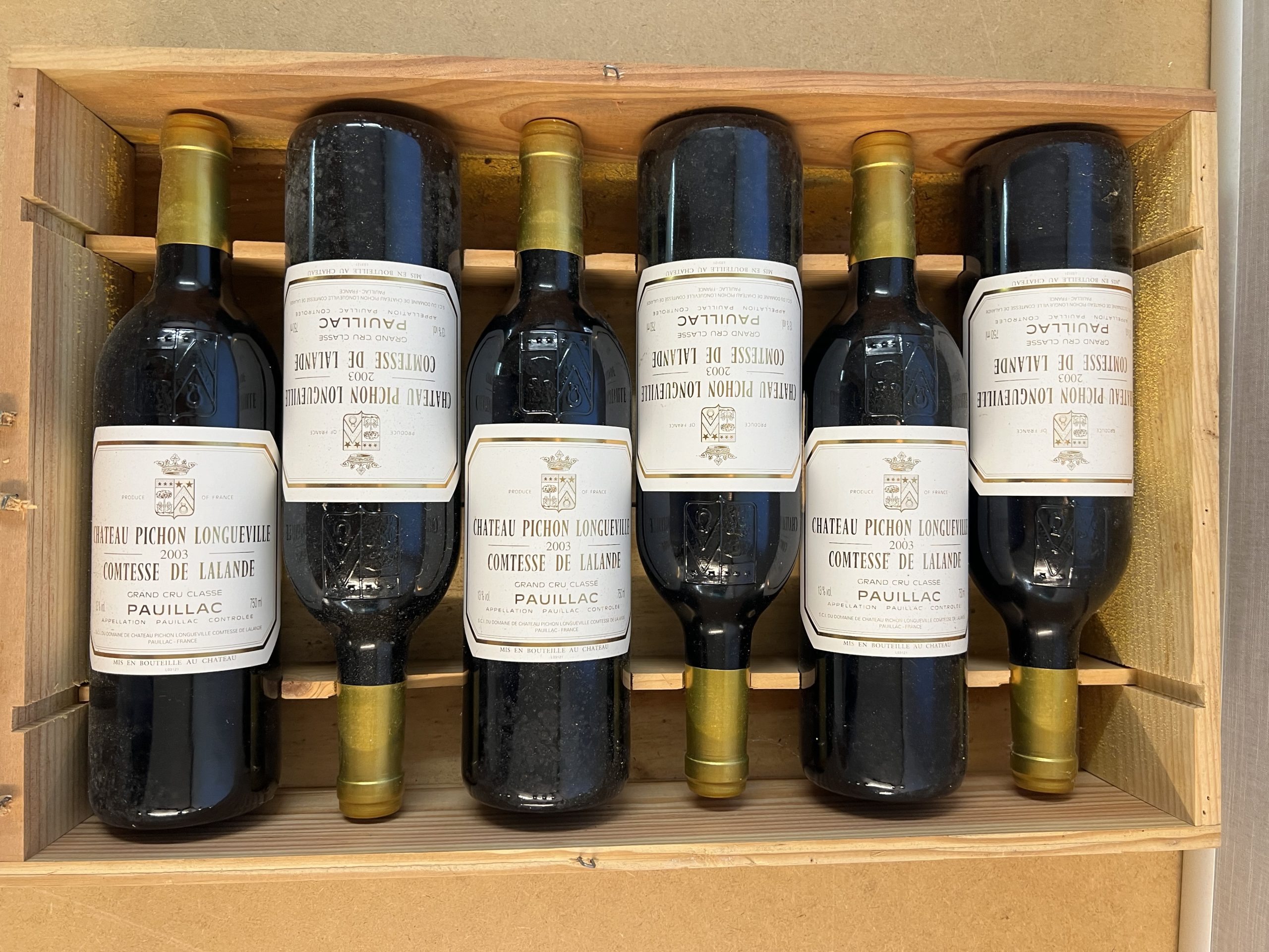 Chateau Pichon Lalande 2003, 6 Fl. OHK – Bild 2