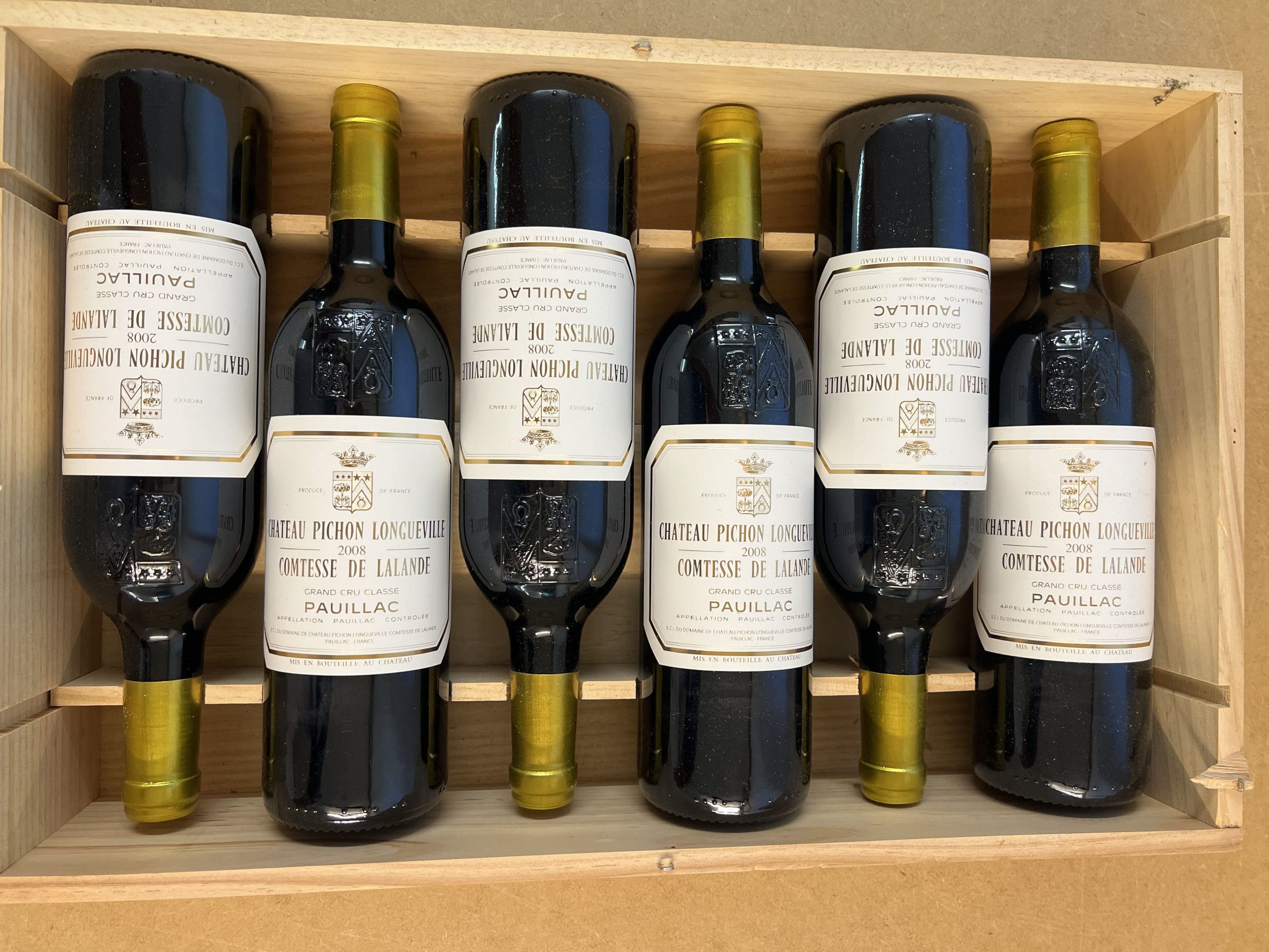 Chateau Pichon Lalande 2008, 6 Fl. OHK – Bild 2