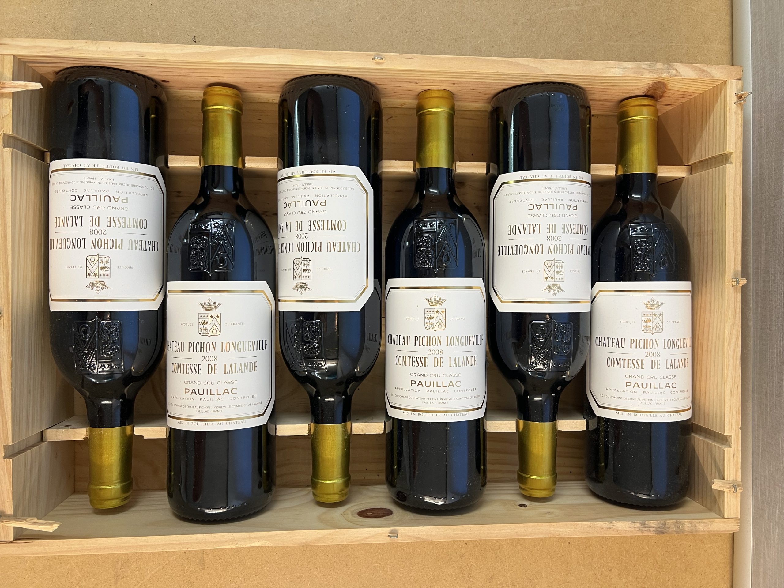 Chateau Pichon Lalande 2008, 6 Fl. OHK – Bild 2