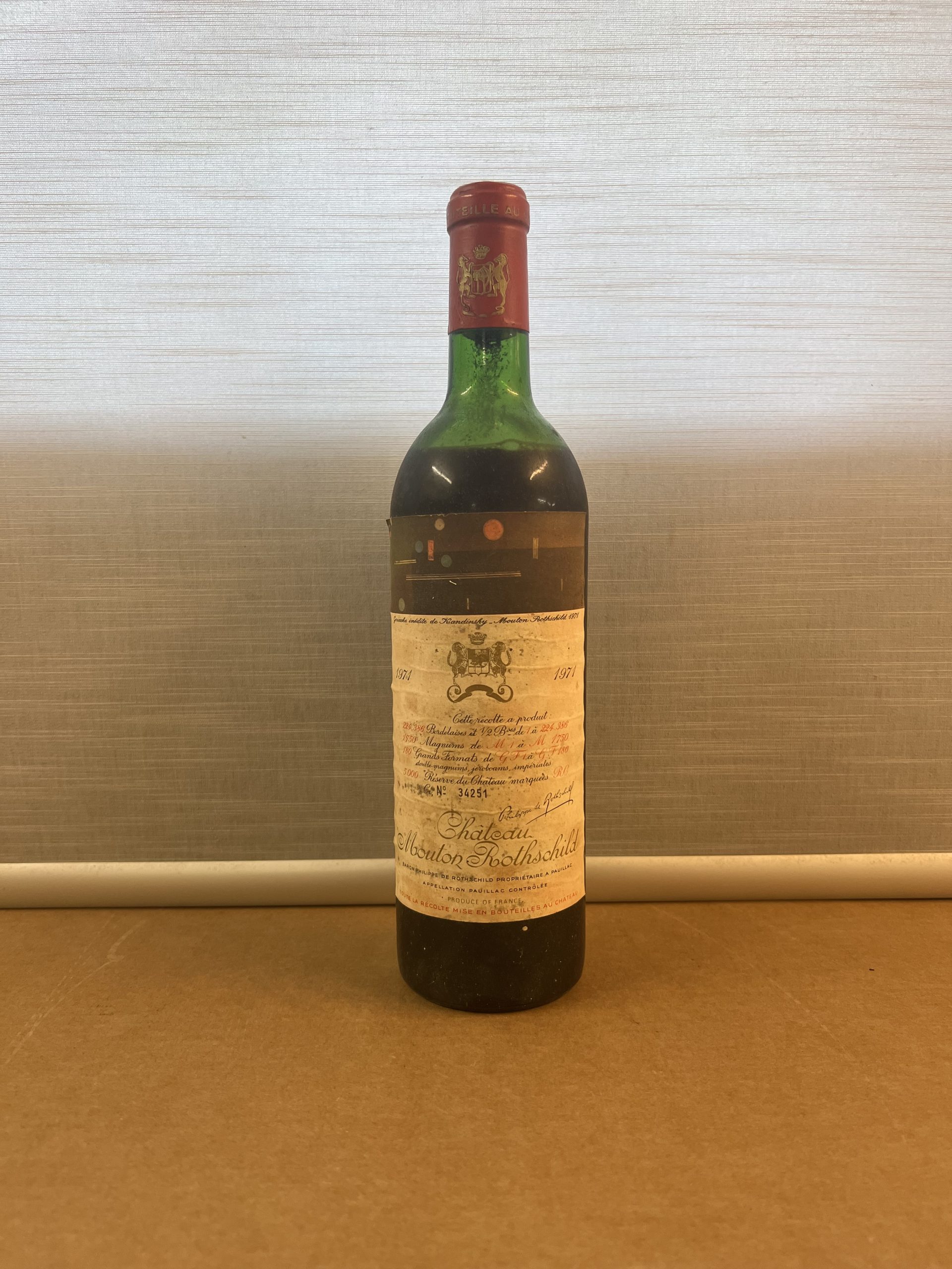 Chateau Mouton Rothschild 1974, 1 Fl. – Bild 2