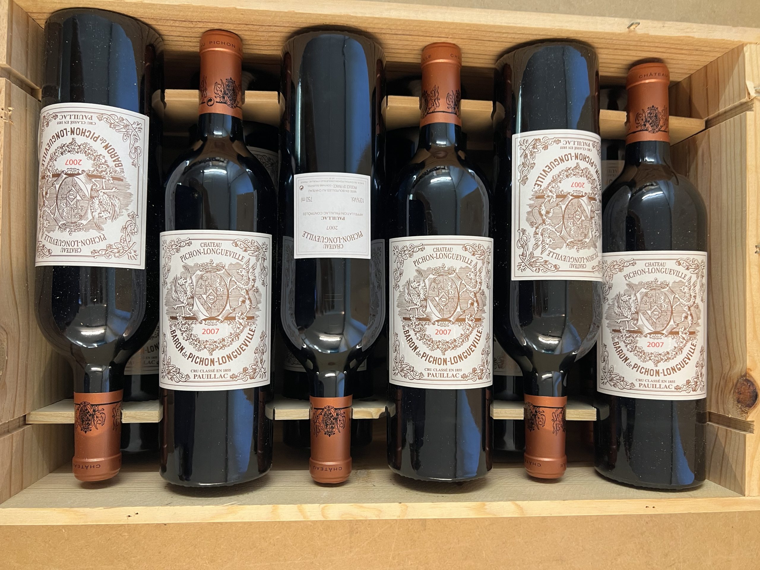 Chateau Pichon Baron 2007, 12 Fl. OHK – Bild 2