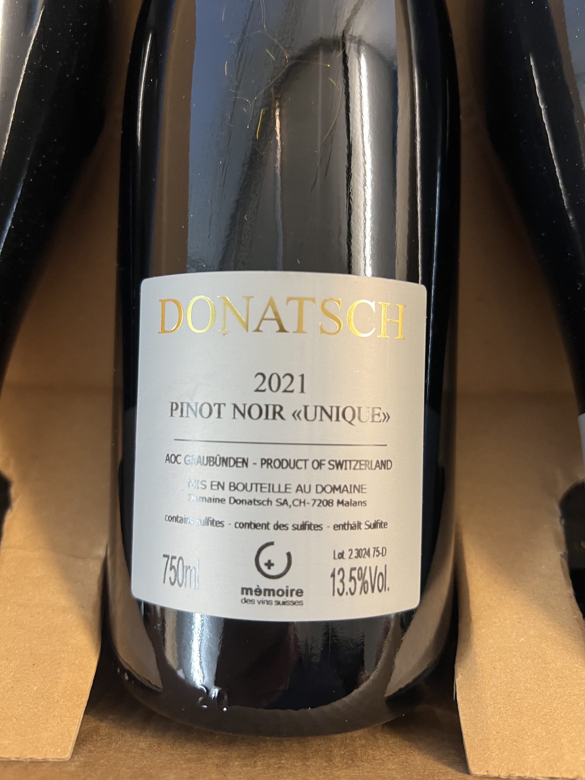 Donatsch Unique Pinot Noir 2021, 6 Fl. – Bild 3