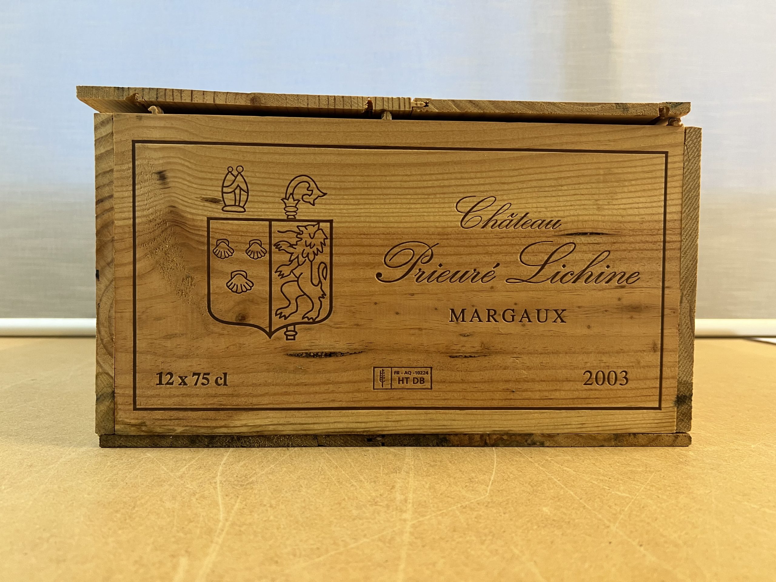 Chateau Prieure Lichine 2003, 12 Fl. OHK – Bild 3