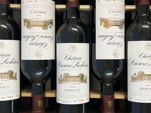 Chateau Prieure Lichine 2003, 12 Fl. OHK