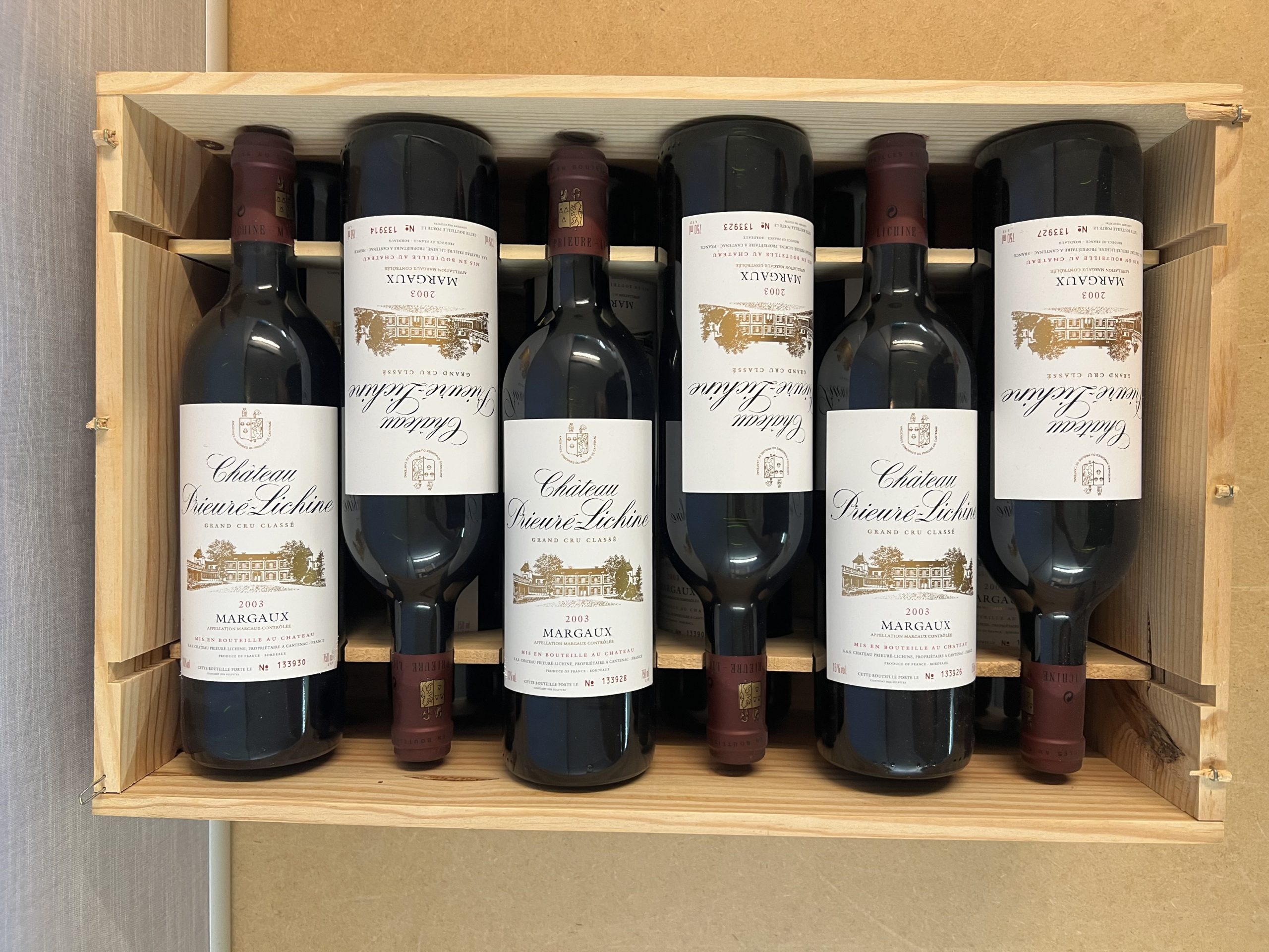 Chateau Prieure Lichine 2003, 12 Fl. OHK – Bild 2