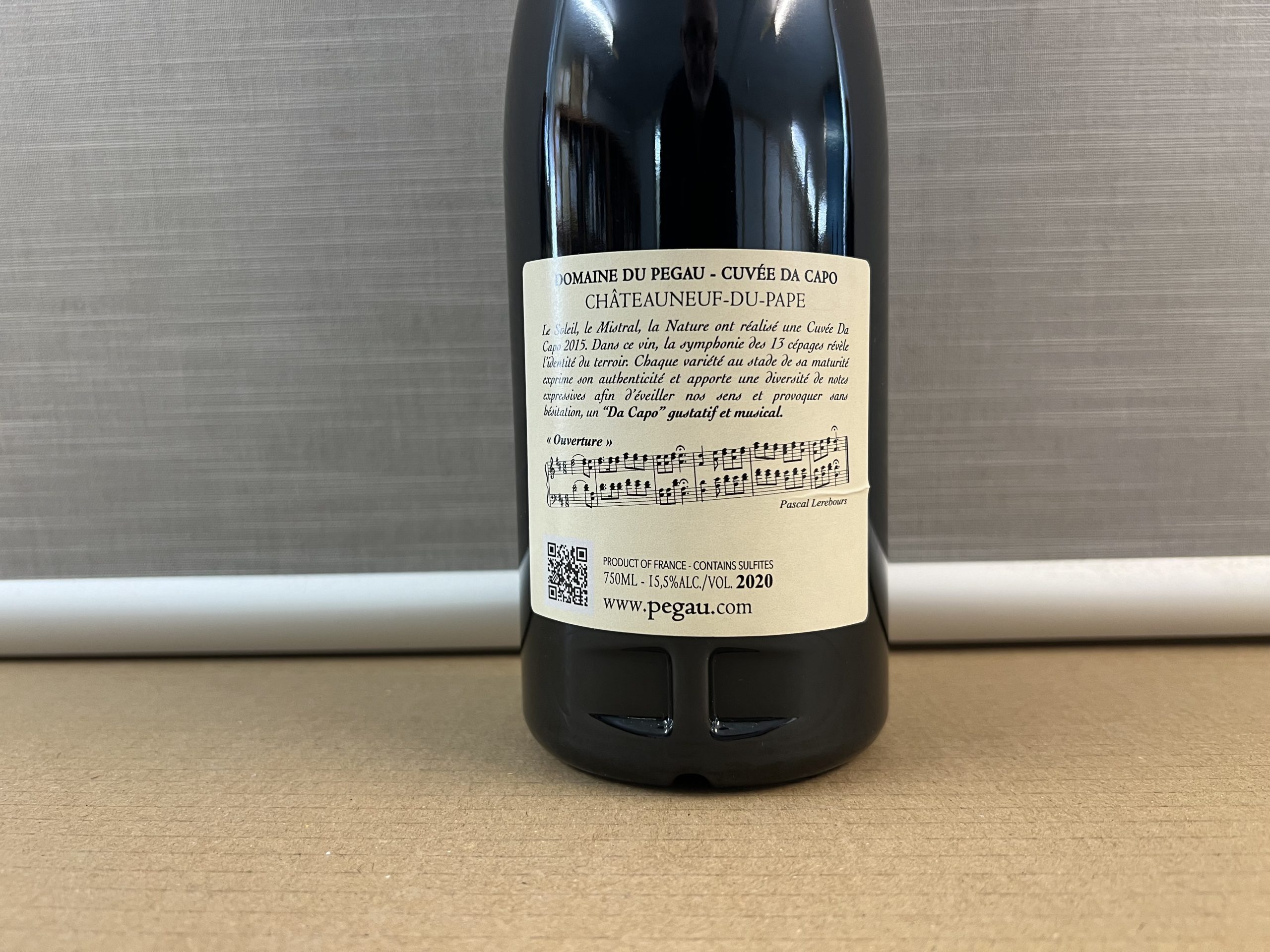 Chateauneuf du Pape Cuvee da Capo 2020, 1 Fl. – Bild 3