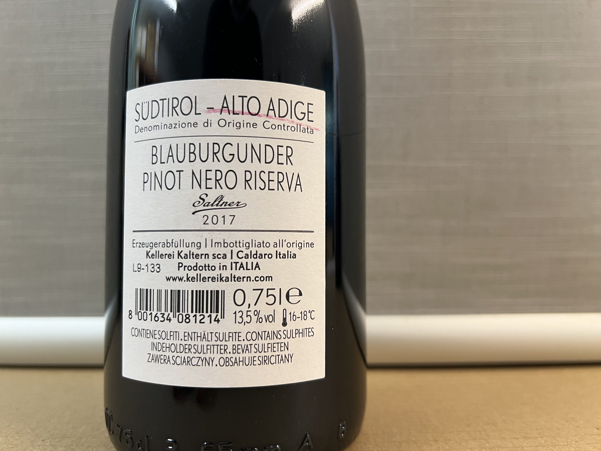 Kellerei Kaltern Caldaro 2017, 1 Fl. – Bild 3
